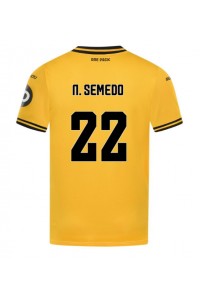 Wolves Nelson Semedo #22 Jalkapallovaatteet Kotipaita 2024-25 Lyhythihainen